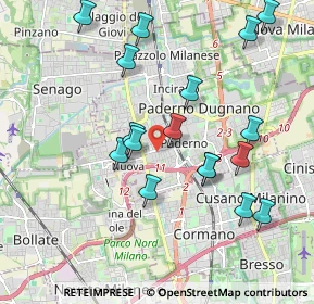 Mappa Via Thomas Alva Edison, 20037 Paderno Dugnano MI, Italia (1.99294)