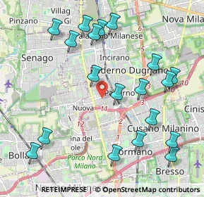 Mappa Via Thomas Alva Edison, 20037 Cormano MI, Italia (2.34263)