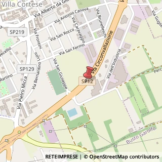 Mappa Via circonvallazione 27, 20020 Villa Cortese, Milano (Lombardia)