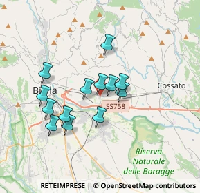 Mappa 13856 Vigliano Biellese BI, Italia (2.88846)