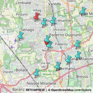 Mappa Via San Bernardo, 20037 Paderno Dugnano MI, Italia (2.29846)