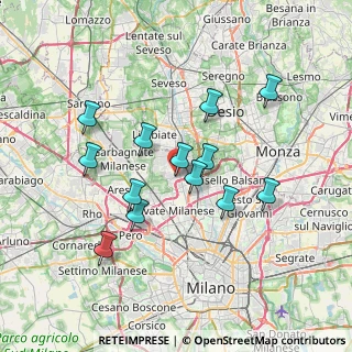 Mappa Via San Bernardo, 20037 Paderno Dugnano MI, Italia (6.46231)