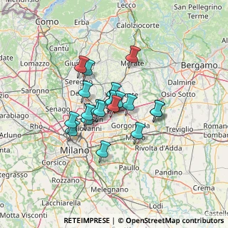 Mappa Via Eugenio Villoresi, 20864 Agrate Brianza MB, Italia (8.95)