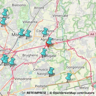 Mappa Via Eugenio Villoresi, 20864 Agrate Brianza MB, Italia (5.72769)