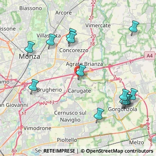 Mappa Via Eugenio Villoresi, 20864 Agrate Brianza MB, Italia (5.12385)