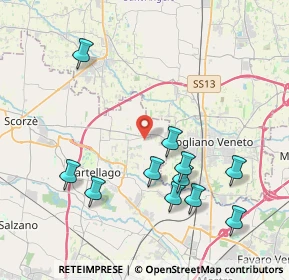 Mappa Via Don Bosco, 30037 Scorzè VE, Italia (4.23091)