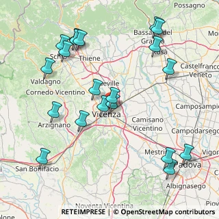 Mappa Via Elisa Zamboni Segato, 36100 Vicenza VI, Italia (18.8345)