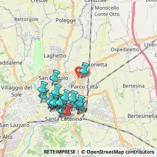 Mappa Via Elisa Zamboni Segato, 36100 Vicenza VI, Italia (1.9715)