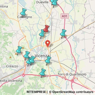 Mappa Via Elisa Zamboni Segato, 36100 Vicenza VI, Italia (4.81833)