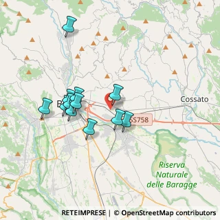Mappa Vicolo Grossere Secondo, 13856 Vigliano Biellese BI, Italia (3.2225)
