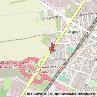 Mappa Via Gerolamo Borgazzi, 147, 20900 Monza, Monza e Brianza (Lombardia)