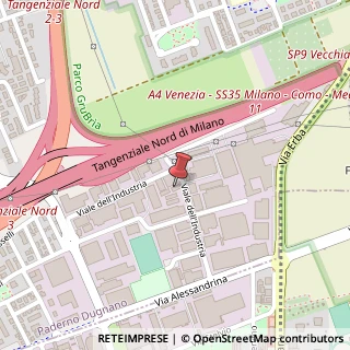 Mappa Viale dell'Industria, 56, 20037 Paderno Dugnano, Milano (Lombardia)
