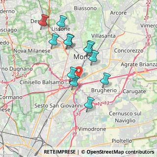 Mappa Via Natale Lucca, 20900 Monza MB, Italia (3.3075)