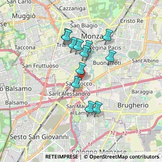 Mappa Via Natale Lucca, 20900 Monza MB, Italia (1.52583)