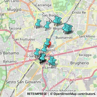 Mappa Via Natale Lucca, 20900 Monza MB, Italia (1.6195)