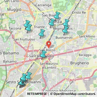 Mappa Via Natale Lucca, 20900 Monza MB, Italia (2.82857)