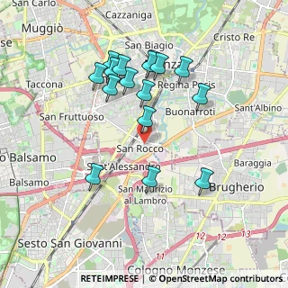 Mappa Via Natale Lucca, 20900 Monza MB, Italia (1.77875)