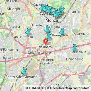 Mappa Via Natale Lucca, 20900 Monza MB, Italia (2.50125)