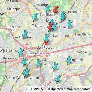 Mappa Via Natale Lucca, 20900 Monza MB, Italia (2.4255)