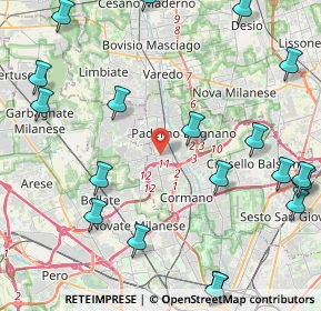 Mappa Via Galileo Galilei, 20037 Paderno Dugnano MI, Italia (5.8685)