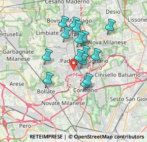 Mappa Via Galileo Galilei, 20037 Paderno Dugnano MI, Italia (2.78533)