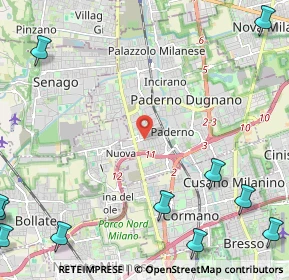 Mappa Via Galileo Galilei, 20037 Paderno Dugnano MI, Italia (3.7775)
