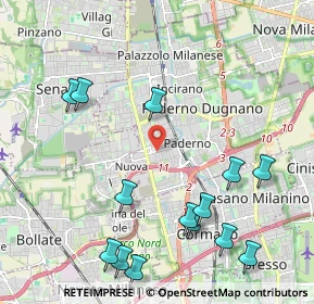 Mappa Via Galileo Galilei, 20037 Paderno Dugnano MI, Italia (2.51214)