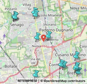 Mappa Via Galileo Galilei, 20037 Paderno Dugnano MI, Italia (2.93533)