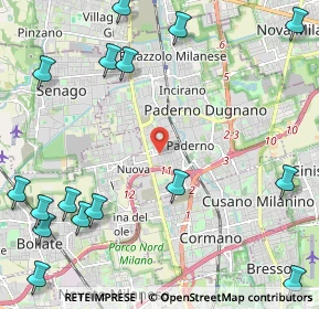 Mappa Via Galileo Galilei, 20037 Paderno Dugnano MI, Italia (3.23278)