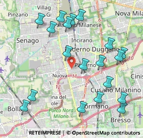 Mappa Via Galileo Galilei, 20037 Paderno Dugnano MI, Italia (2.35895)