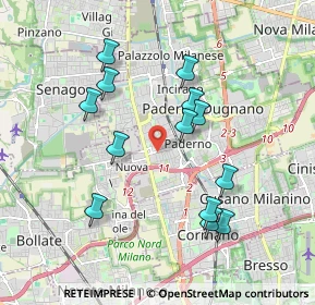Mappa Via Galileo Galilei, 20037 Paderno Dugnano MI, Italia (1.79923)