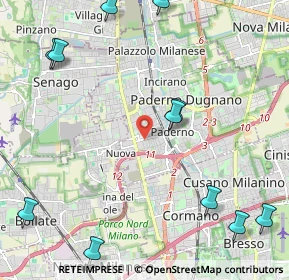 Mappa Via Galileo Galilei, 20037 Paderno Dugnano MI, Italia (2.94273)