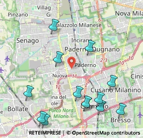 Mappa Via Galileo Galilei, 20037 Paderno Dugnano MI, Italia (2.50385)