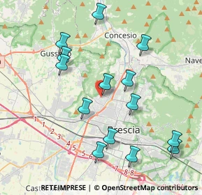 Mappa Via della Chiesa, 25127 Brescia BS, Italia (4.12643)