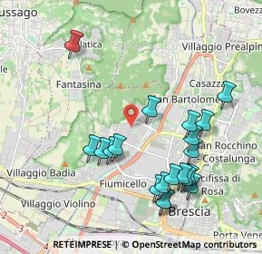 Mappa Via della Chiesa, 25127 Brescia BS, Italia (2.0885)