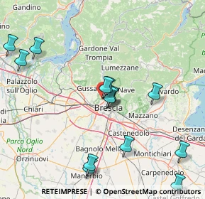 Mappa Via della Chiesa, 25127 Brescia BS, Italia (17.16286)