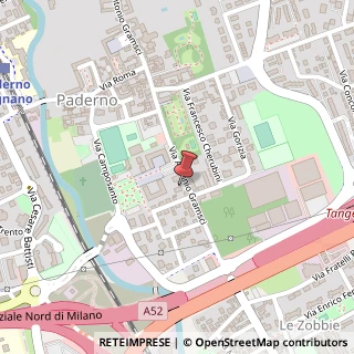 Mappa Via Antonio Gramsci, 126, 20037 Paderno Dugnano, Milano (Lombardia)