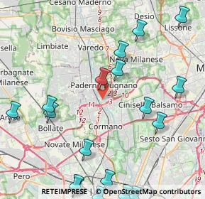 Mappa PARCHEGGIO, 20037 Paderno Dugnano MI, Italia (5.882)