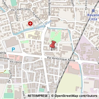 Mappa Via X Giornate, 2/A, 25038 Rovato, Brescia (Lombardia)