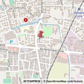 Mappa Via San Martino della Battaglia, 6, 25038 Rovato, Brescia (Lombardia)