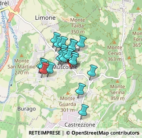 Mappa Via Castello, 25080 Muscoline BS, Italia (0.544)