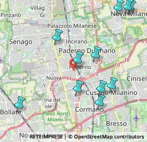 Mappa Via Tonale, 20037 Paderno Dugnano MI, Italia (2.40182)