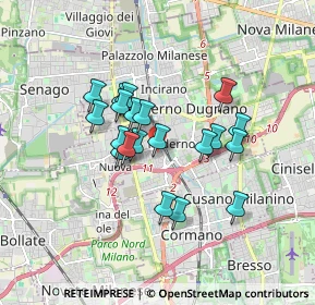 Mappa Via Tonale, 20037 Paderno Dugnano MI, Italia (1.348)