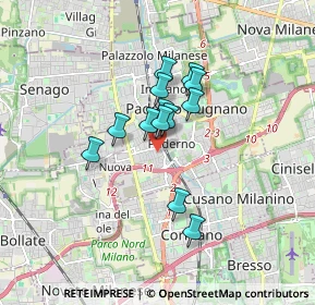 Mappa Via Tonale, 20037 Paderno Dugnano MI, Italia (1.17846)