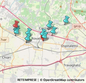 Mappa Via San Fermo, 25038 Rovato BS, Italia (3.14455)