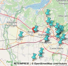 Mappa Via San Fermo, 25038 Rovato BS, Italia (9.3645)