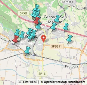 Mappa Via San Fermo, 25038 Rovato BS, Italia (1.857)