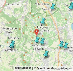 Mappa Via Atleti Azzurri D'Italia, 25080 Castello BS, Italia (2.93857)