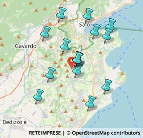 Mappa Via Atleti Azzurri D'Italia, 25080 Castello BS, Italia (3.37333)