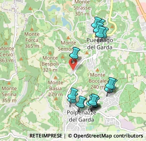 Mappa Via Atleti Azzurri D'Italia, 25080 Castello BS, Italia (1.015)
